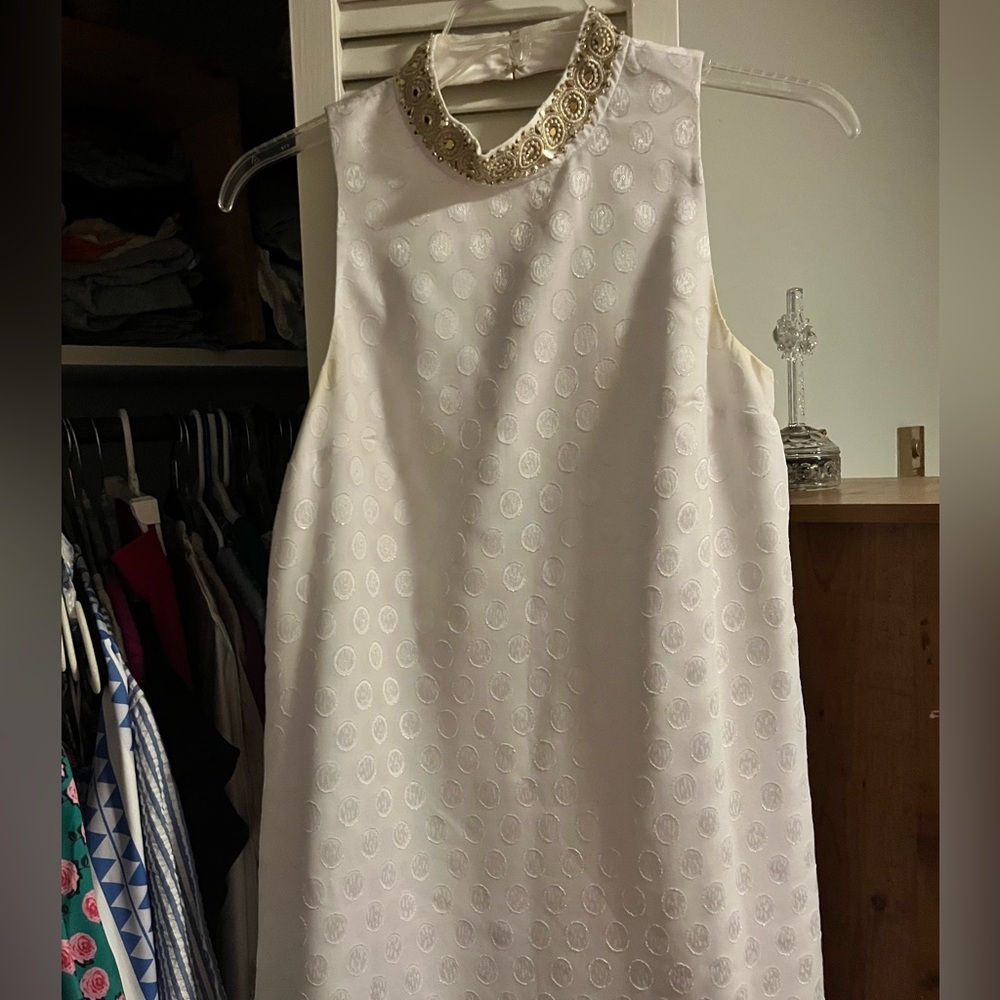 White Lily Pulitzer shift size M